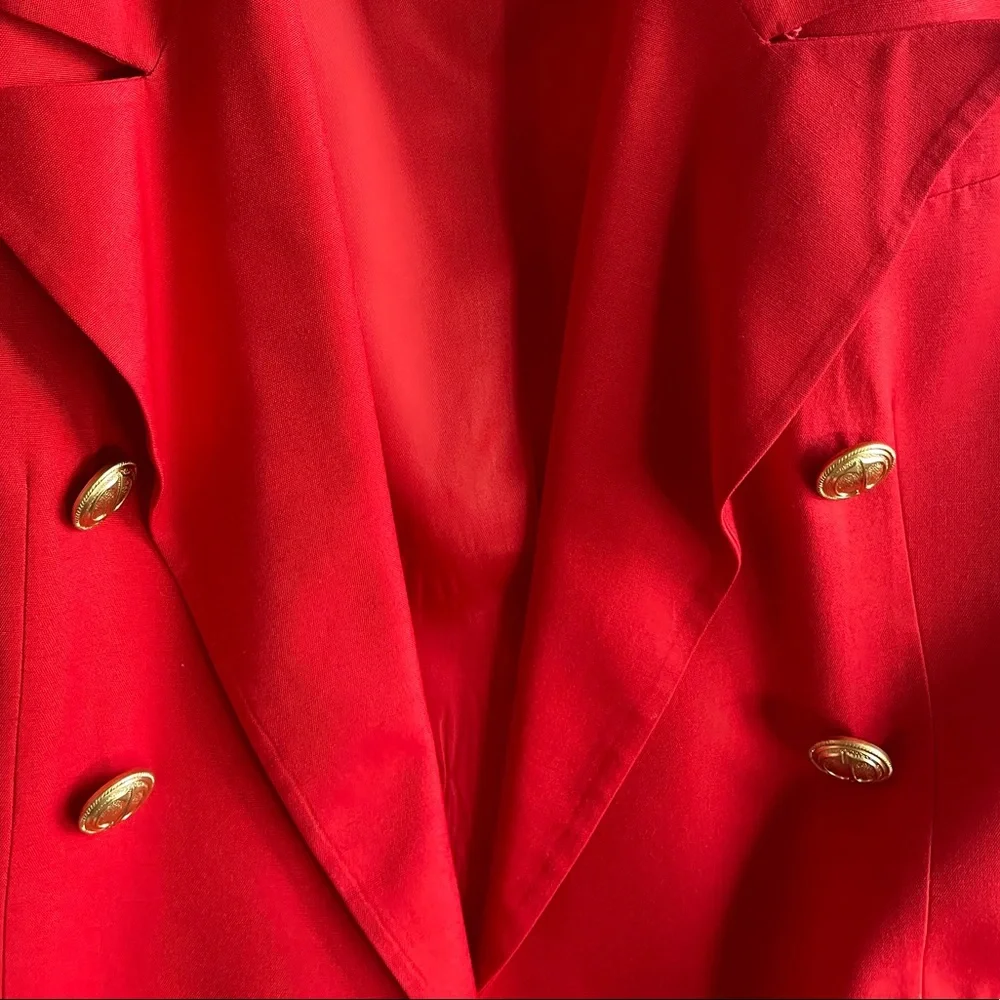 CHRISTIAN DIOR  double breasted BLAZER WITH GOLD BUTTON SIZE 6🔥
